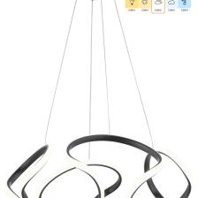 Dekorluna Honos Siyah Modern LED Avize