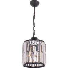 AVONNI AV-60029-1BSY Siyah Boyalı Modern Avize E27 Metal Kristal 20cm