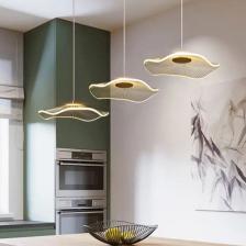 Luxury Exclusive Üçlü Sıralı Sarkıt Led Avize Jellyfish Gold Sarı Ledli Avize