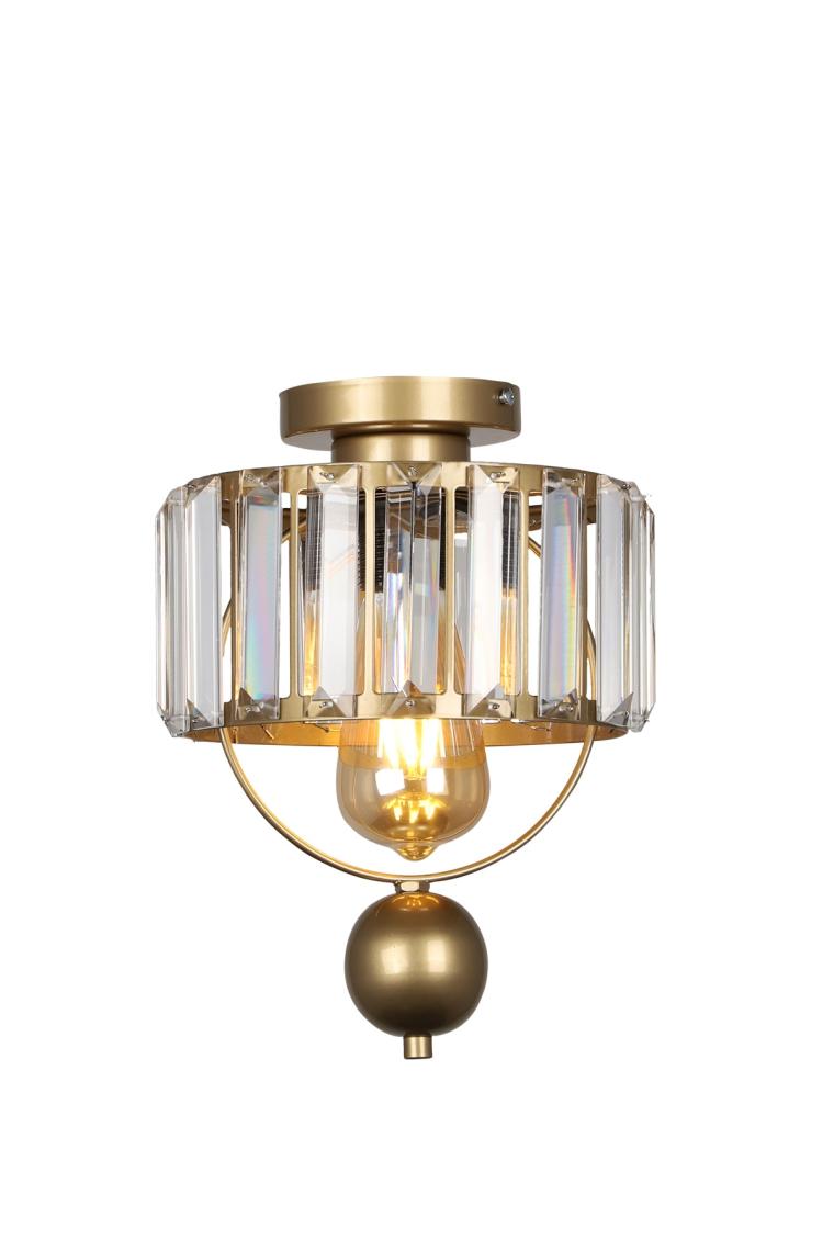 Galon Tekli Lux Kristal Eskitme Tavan Montaj Avize