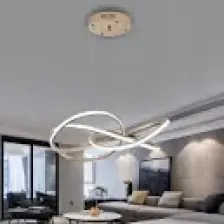 Burenze Dimmerli Modern Sarkıt LED Avize Gold Sarı Kademeli 3 Renk Işık Kumandalı BURENZE975