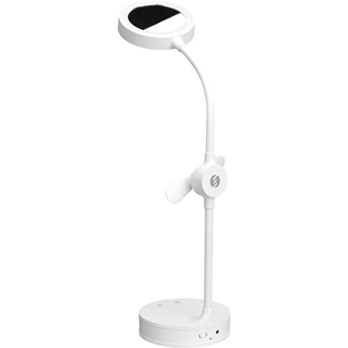 S-link SL-8740 360 Derece Ayarlanabilir Fanlı Makyaj Aynalı Masa Lambası ve Okuma Lambası