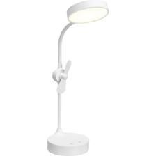 S-link SL-8740 360 Derece Ayarlanabilir Fanlı Makyaj Aynalı Masa Lambası ve Okuma Lambası