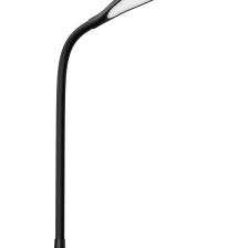 Tt-dl1004 Esnek Boyunlu, Parlaklık Ayarlı, 3 Renk Işıklı Led Masa Lambası Siyah