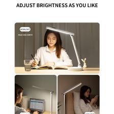 Populermarketim - Şarjlı 40 LED Çalışma Okuma Işığı Kademeli Masa Lambası Ayarlanabilir Renk Tonu ve Parlaklık PS-1912