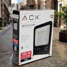 Ack Siyah Kasa 50W 6500K Beyaz LED Projektör AT62-05032