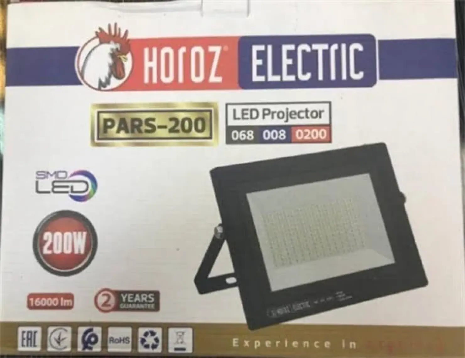 Horoz Pars LED Projektör 200 W Beyaz Işık