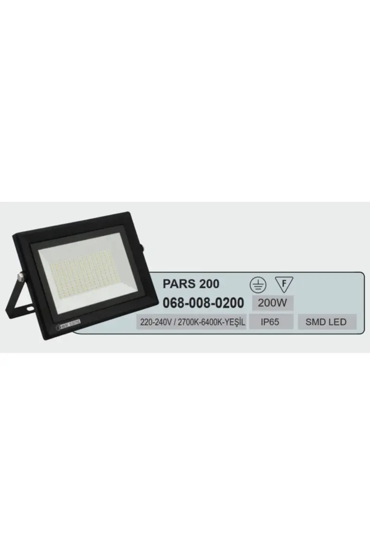 Horoz Pars LED Projektör 200 W Beyaz Işık