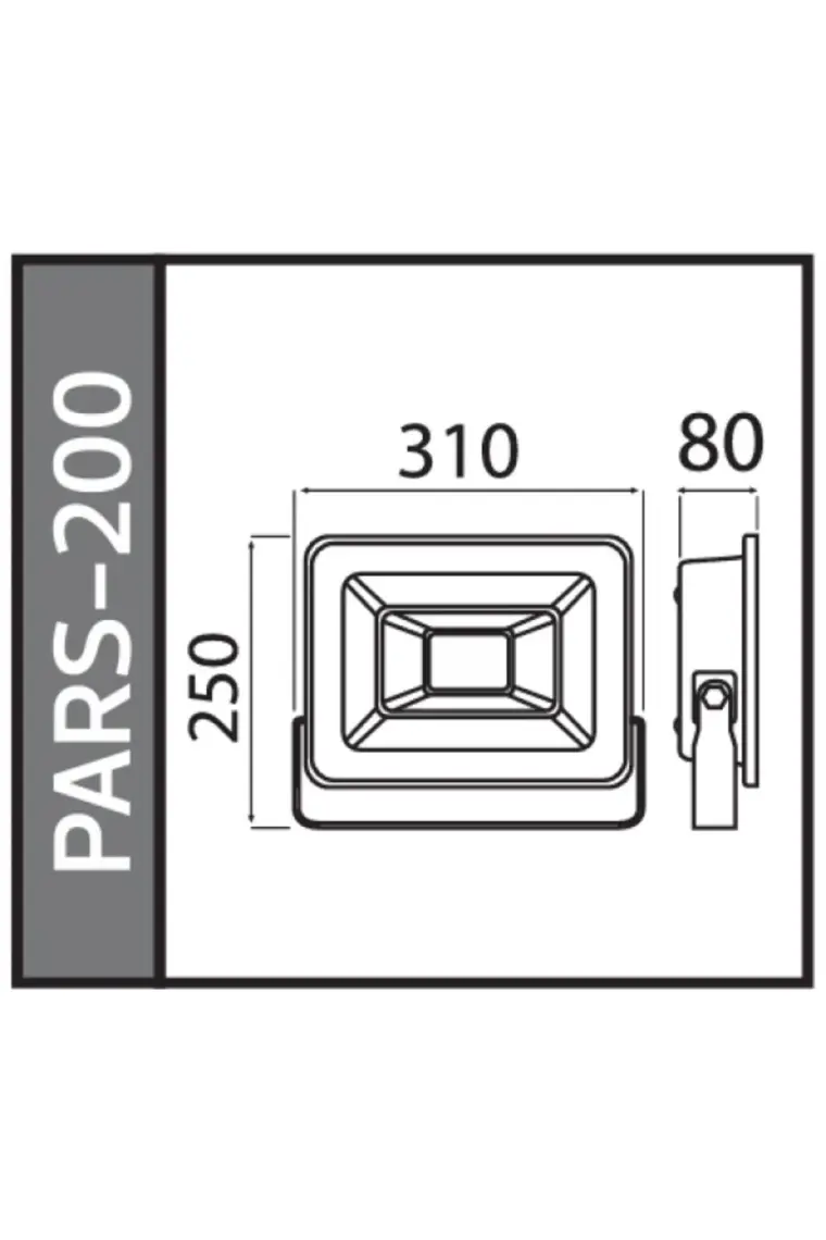 Horoz Pars LED Projektör 200 W Beyaz Işık