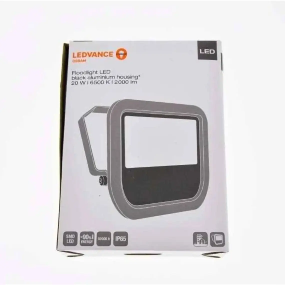 Osram 20W Led Projektör 6500K (Beyaz) Ledvance Floodlight Siyah Kasa