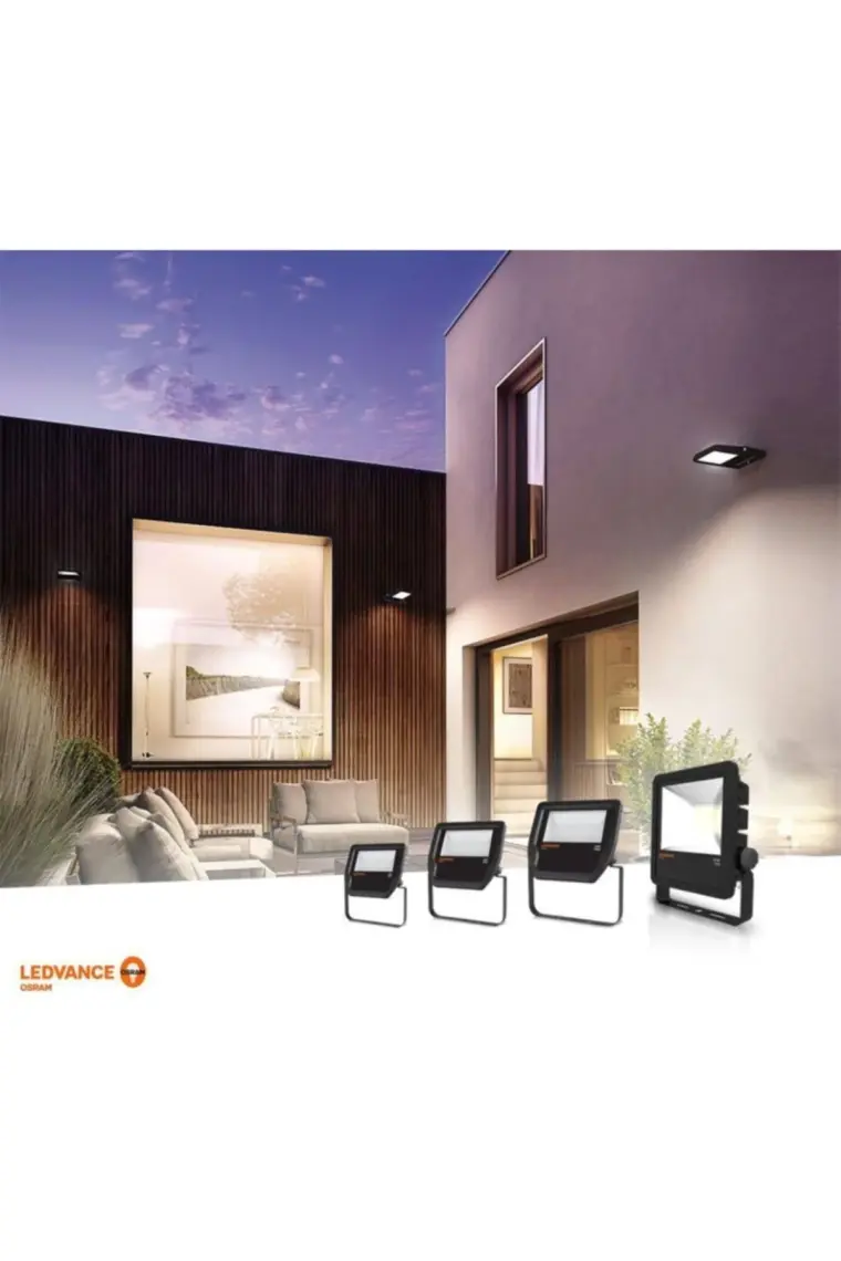 Osram 20W Led Projektör 6500K (Beyaz) Ledvance Floodlight Siyah Kasa