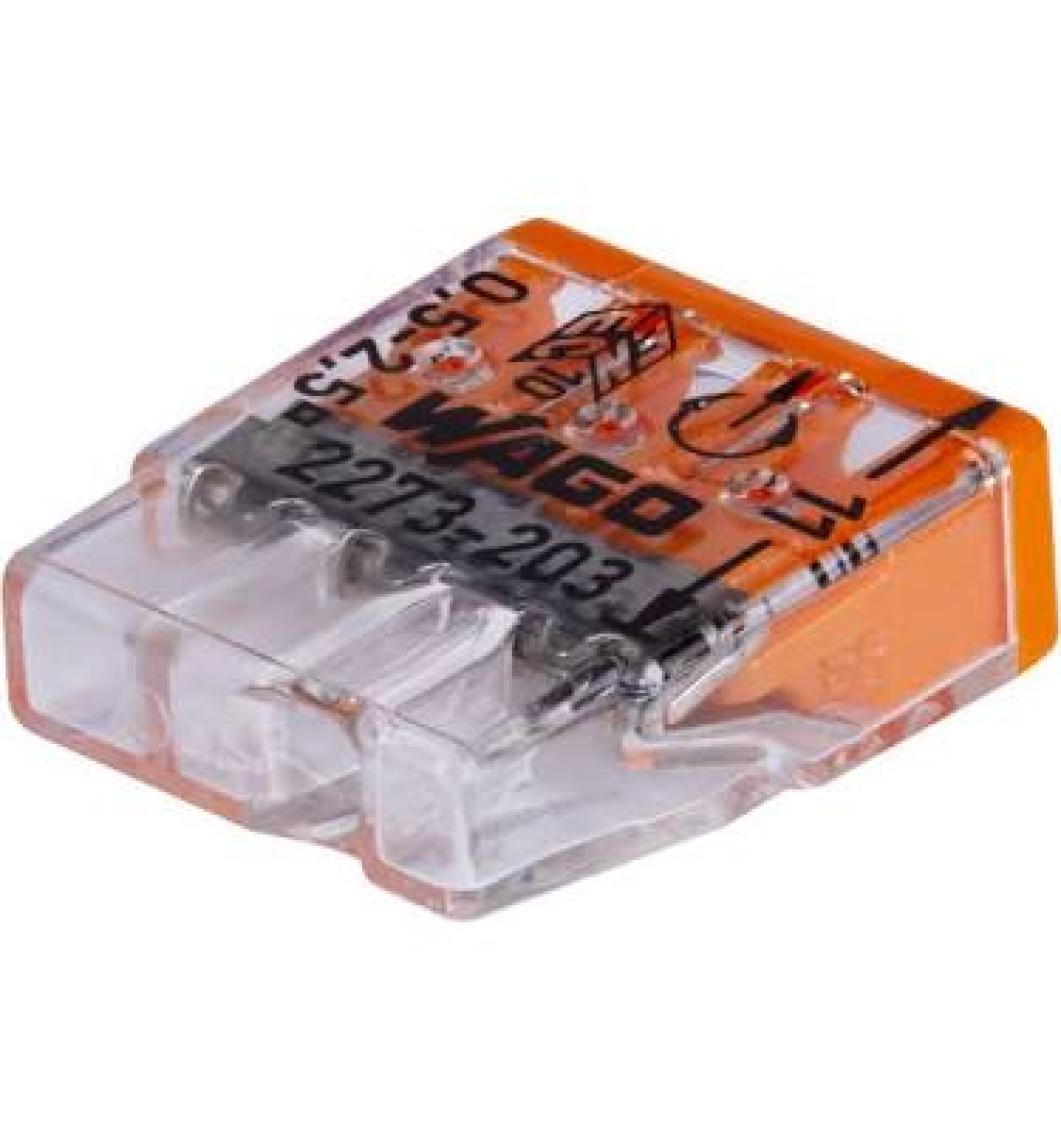 Wago  3X2,5 Mm² Buat Klemensi 2273-203  (100 Ad'Lik Kutu)