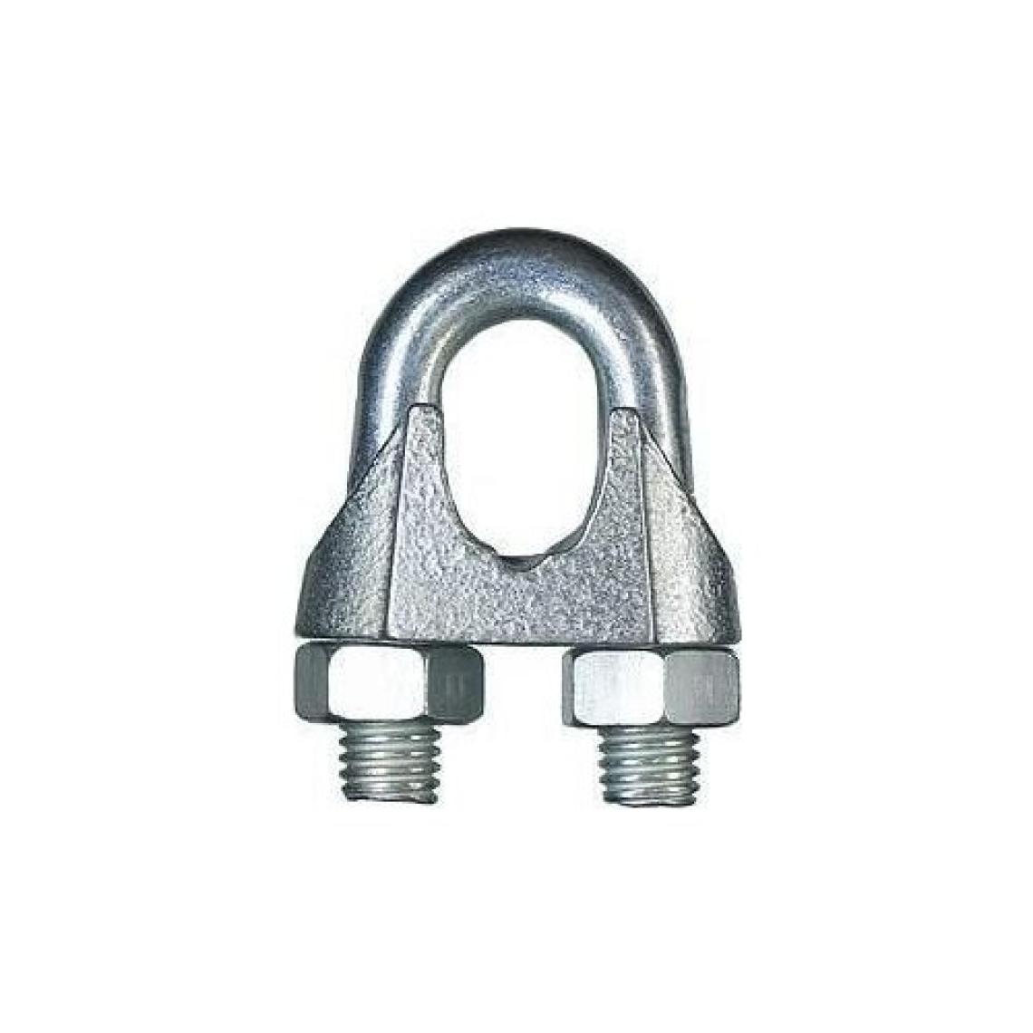 6 mm Çelik Halat Klemensi Dın 741, 10 Adet