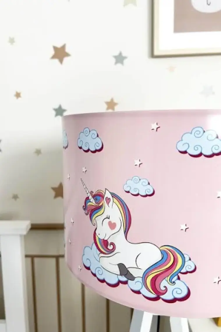 Rivaİstanbul Sihirli Unicorn Çocuk Odası Lambader