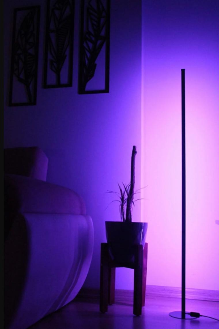 Woodhub Köşe Dekoratif Lambader -Led Lamba Işık Sistemi - Full Rgb 256 Renk