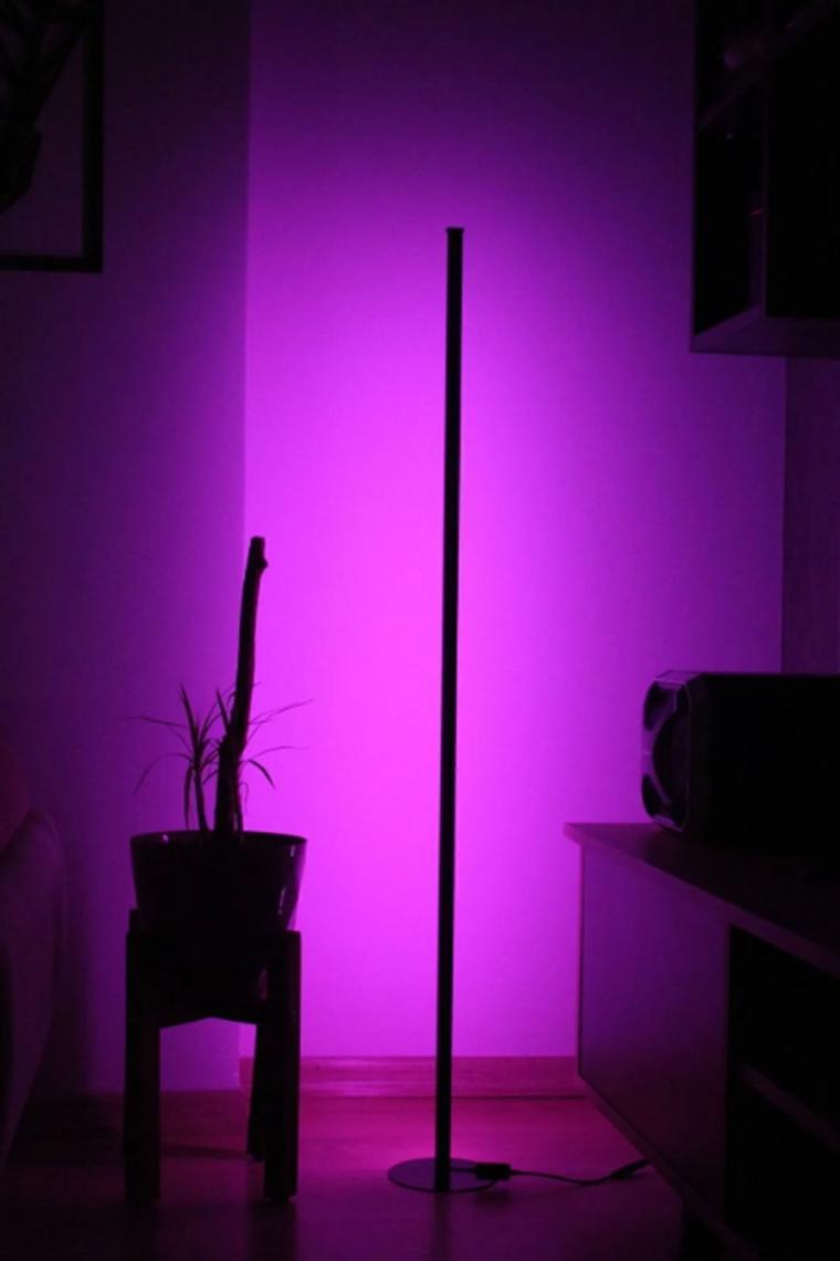 Woodhub Köşe Dekoratif Lambader -Led Lamba Işık Sistemi - Full Rgb 256 Renk