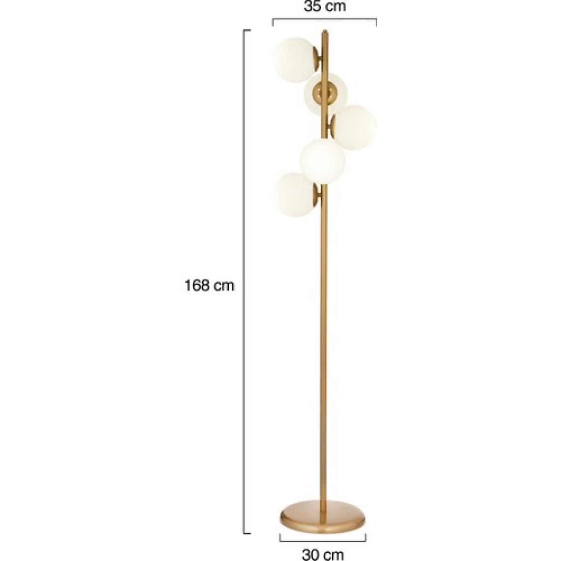 Apliqa Uzel 5Li Eskitme Modern Tasarım Metal Lambader