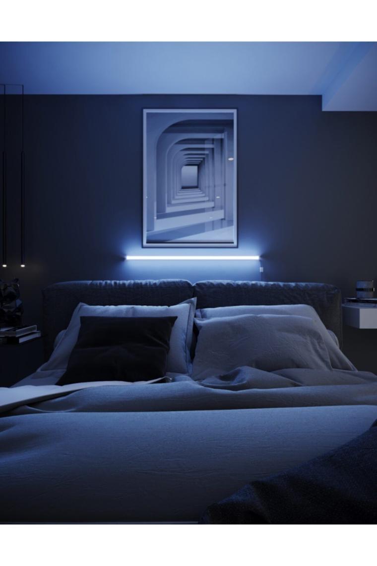 Neeko WALL STICK - Kumandalı - Full Rgb Led Aplik - Abajur - Kumandalı - 120 Cm