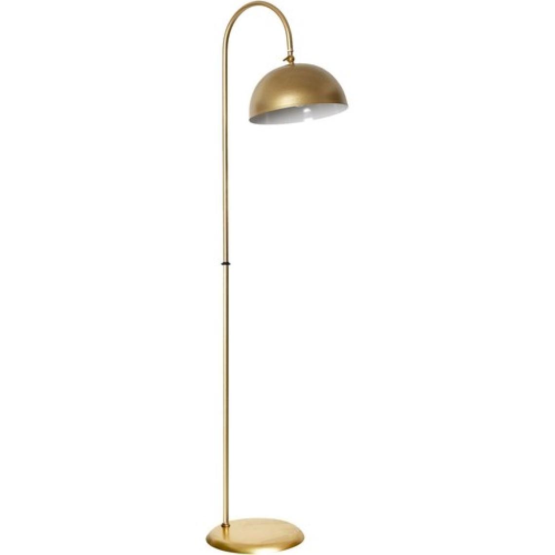 Mediterian Şık Sarı Metal Yerden Aydınlatma Lambası, 151-200 cm yüksekliği