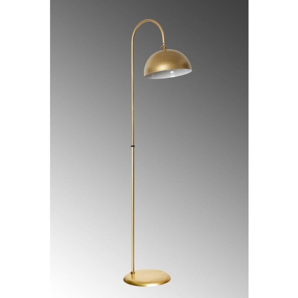 Mediterian Şık Sarı Metal Yerden Aydınlatma Lambası, 151-200 cm yüksekliği