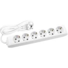 Viko Multi-Let 6'lı Anahtarlı 5Mt Kablolu Beyaz 90117605