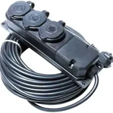 Topart TA01557 Seyyar 3'lü Grup Priz Uzatma Ara Kablo 3x1,5 20 mt