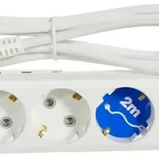 Viko 2 Metre Kablolu Topraklı Çocuk Korumalı Üçlü Priz