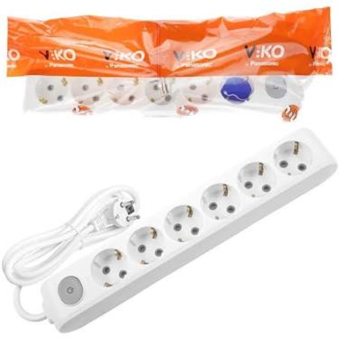 Viko Multi-Let 6lı Anahtarlı 3Mt Kablolu (90117603 90117603