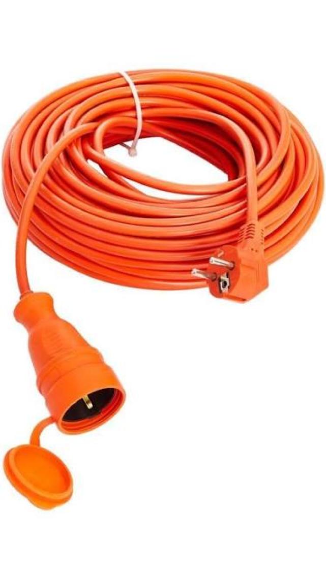 Bylion 20 Metre 3*1,5mm² Uzatma Kablosu - Turuncu