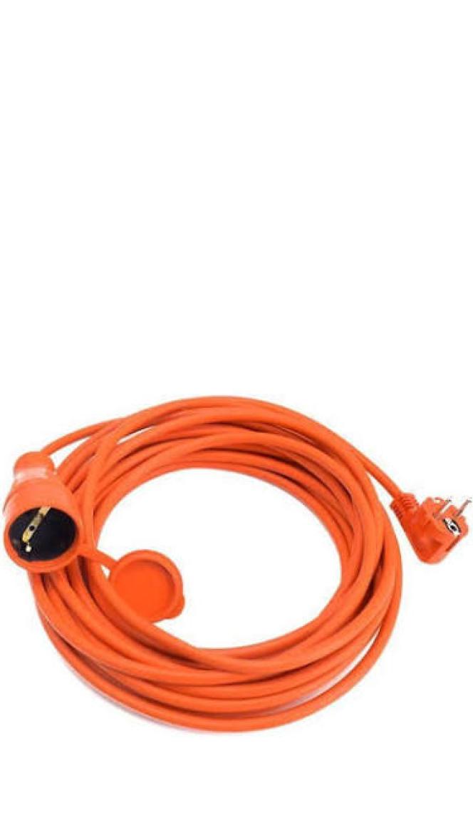 Bylion 20 Metre 3*1,5mm² Uzatma Kablosu - Turuncu