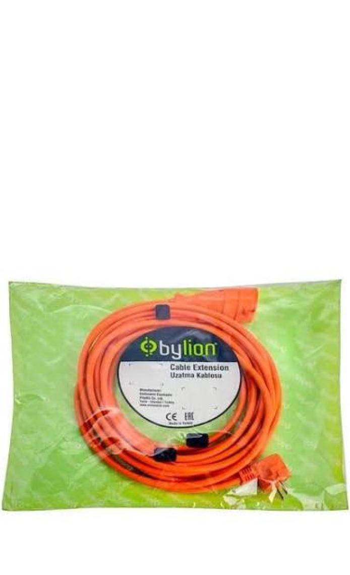 Bylion 20 Metre 3*1,5mm² Uzatma Kablosu - Turuncu