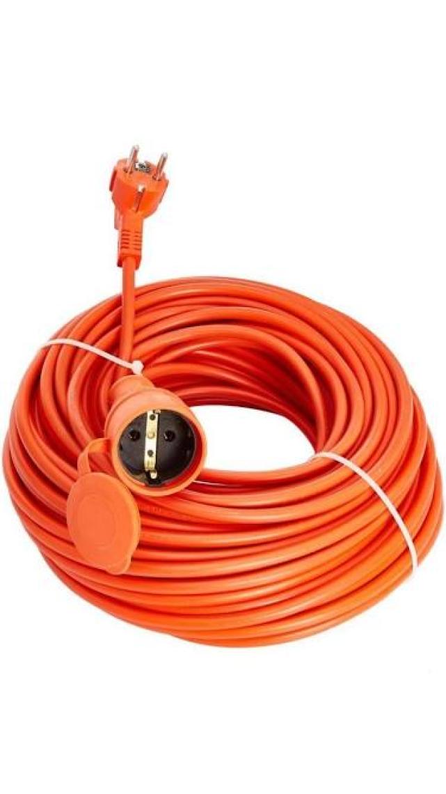 Bylion 20 Metre 3*1,5mm² Uzatma Kablosu - Turuncu