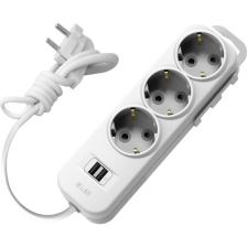 El-Bi Myra 3'lü USB Li Çoc.kor.topraklı Grup Priz 3m