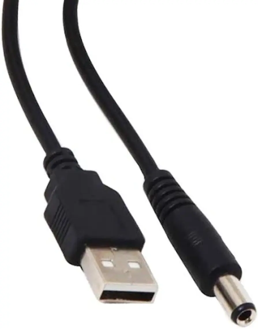 BYR Powermaster USB Erkek 5.5*2.1 Uçlu Adaptör Jackli 80 cm Kablo Byr  [byrtek]