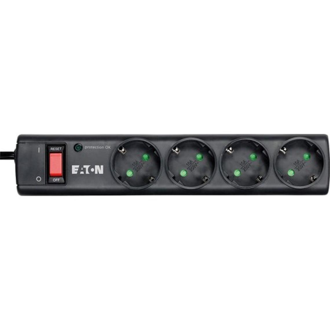 Eaton Akım Korumalı Priz (4'lü Schuko) 
Eaton Protection Strip 4 DIN - PS4D