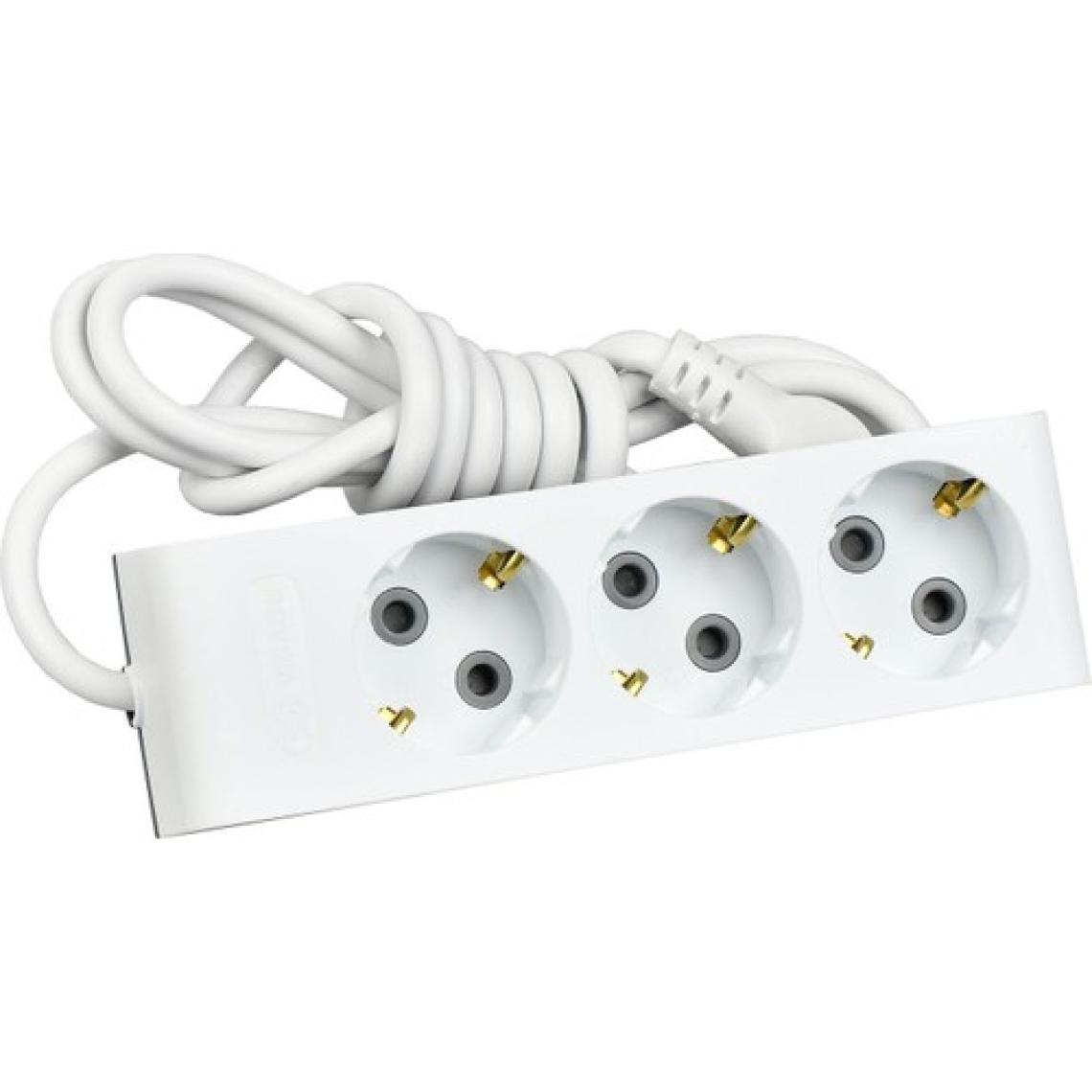Günsan Elektrik Üçlü Çocuk Korumalı Topraklı Grup Priz 2 Metre