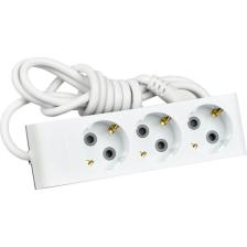 Günsan Elektrik Üçlü Çocuk Korumalı Topraklı Grup Priz 2 Metre