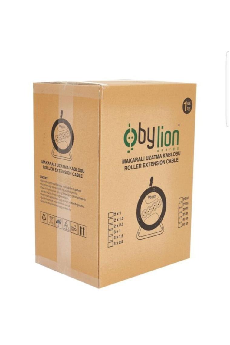 Bylion 30 m Seyyar Makaralı Uzatma Kablosu