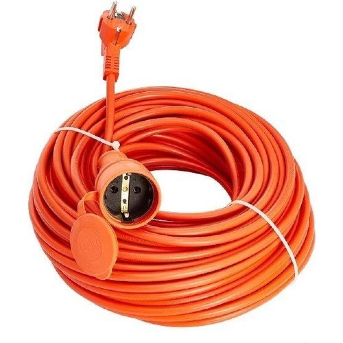 Bylion UK1015 10M, 1.5mm x 3, Sey. Uzatma Kablosu (Turuncu)