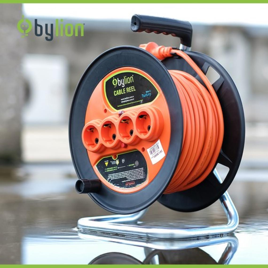 Bylion Makaralı Seyyar Uzatma Kablosu 3*2.5Mm² 20 Mt.