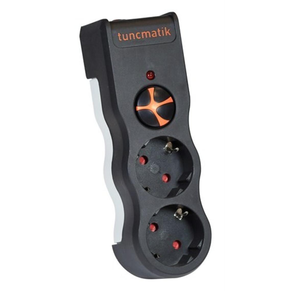 Tunçmatik PowerSurge 2 525 Joule TSK5081 2'li Siyah Akım Korumalı Priz