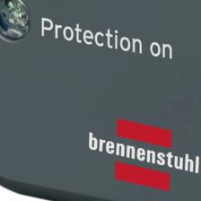 Brennenstuhl Primera Line 13.500 mAh Akım Korumalı Uzatma Priz Tekli Siyah