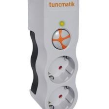 Tunçmatik PowerSurge 2 525 Joule TSK5080 2'li Beyaz Akım Korumalı Priz