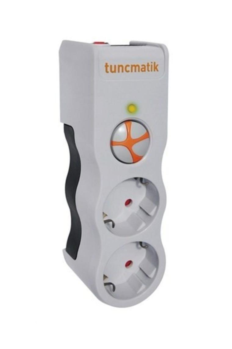 Tunçmatik PowerSurge 2 525 Joule TSK5080 2'li Beyaz Akım Korumalı Priz