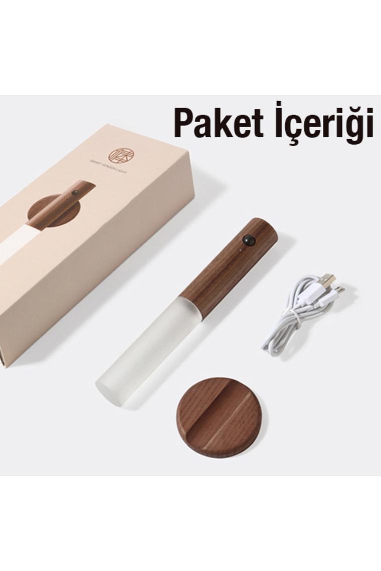 Ally Otomatik Hareket Sensörlü Akıllı LED Lamba Masa Duvar Gece Lambası ALL-36261