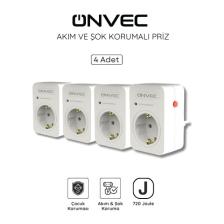 Onvec Basic Akım ve Şok Korumalı Priz 720 Joule 4 Adet
