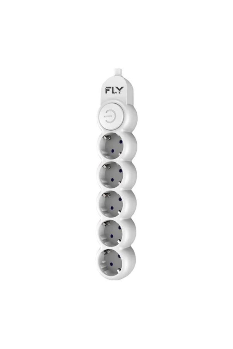 -3394-01 Termal Akım Korumalı 5'li Priz 2m 2.1a Uzatma Kablosu