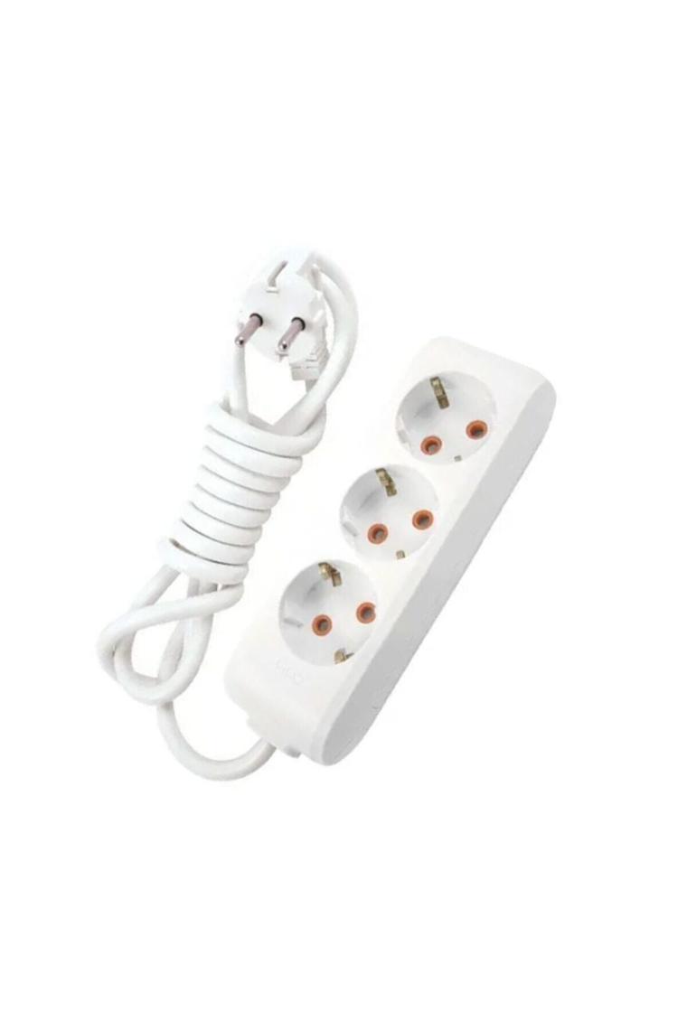 Viko By Panasonic 3 Lü 5 Metre Topraklı Priz Çoçuk Korumalı
