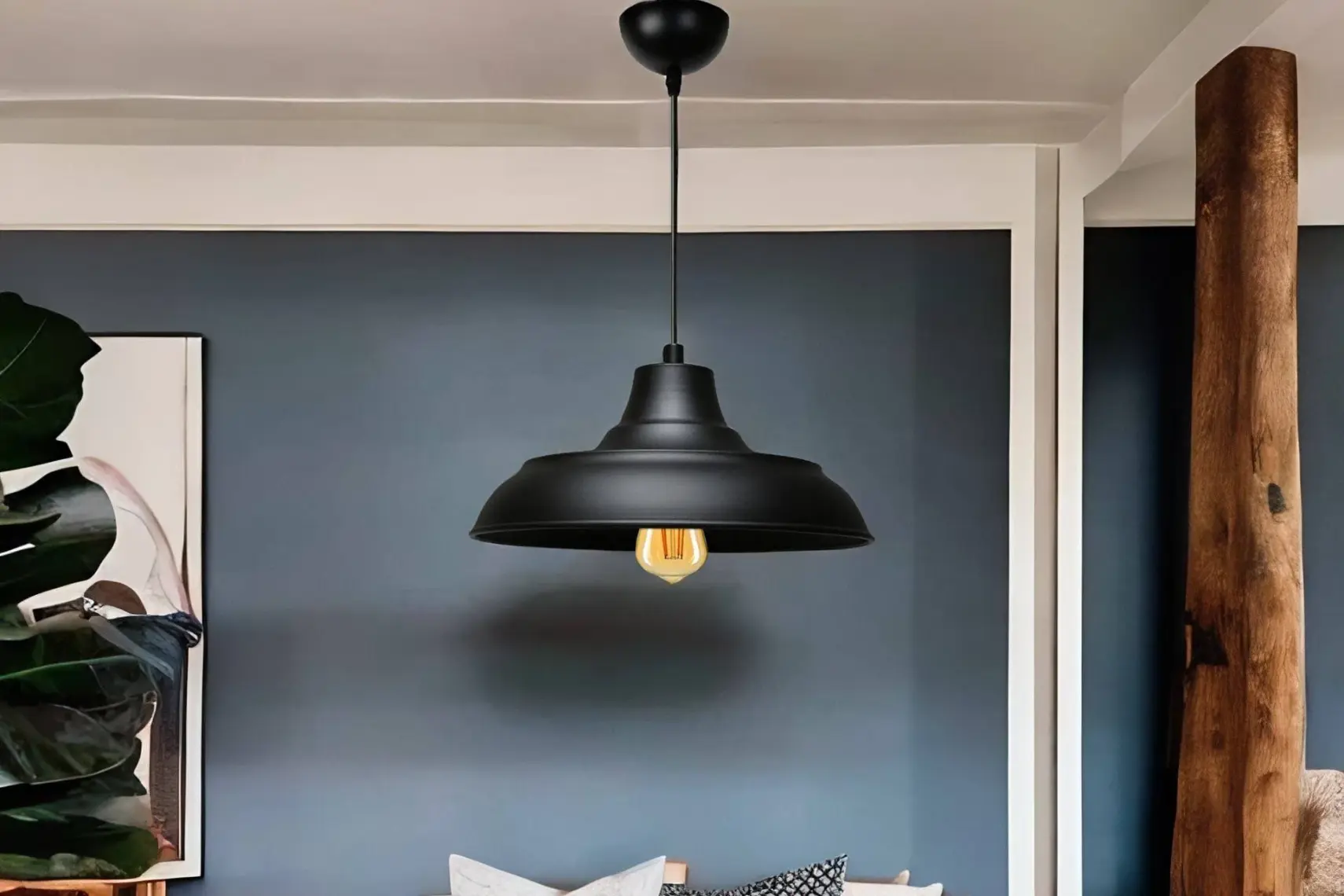Homing Retro Siyah Sarkıt Metal AYD-3520