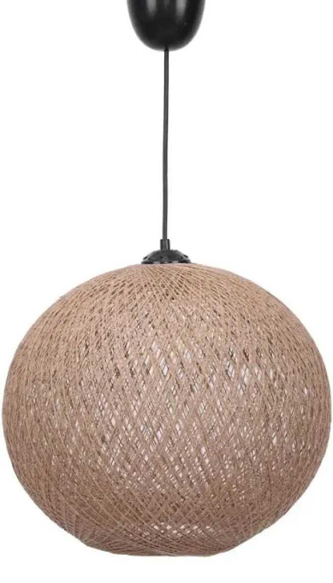 Hmy Design Delacorde El Yapımı Avize - Jüt / Ekru